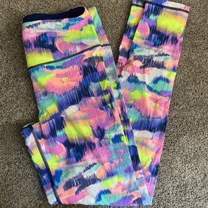 Colorful/marbel- Victoria Secret Sport Leggings, Size M